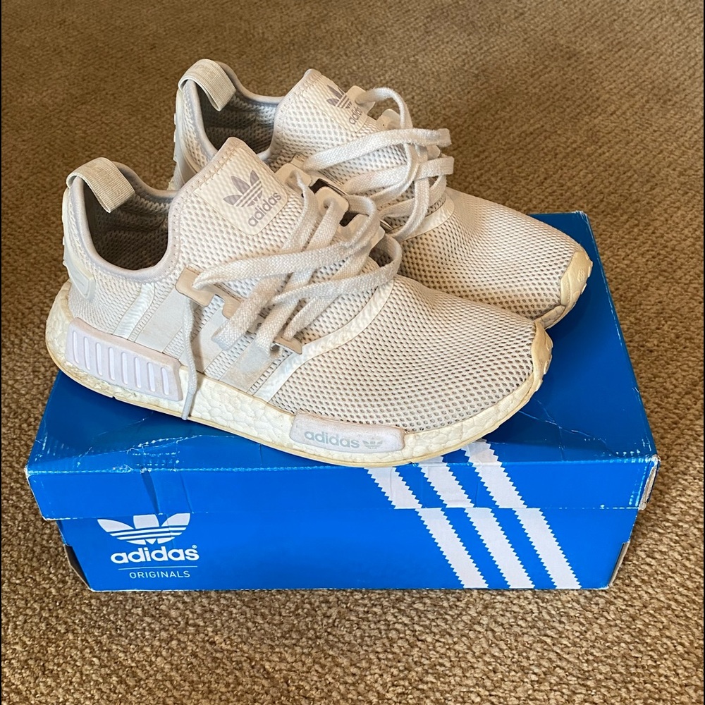 Used Adidas triple white nmd